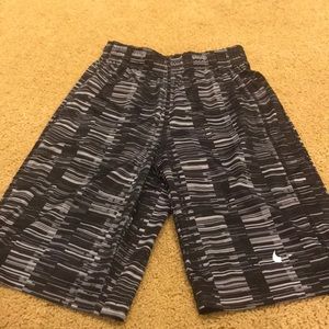 Black Nike boys gym shorts